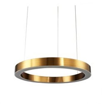 Pendant lamp CIRCLE 40 LED brass 40 cm