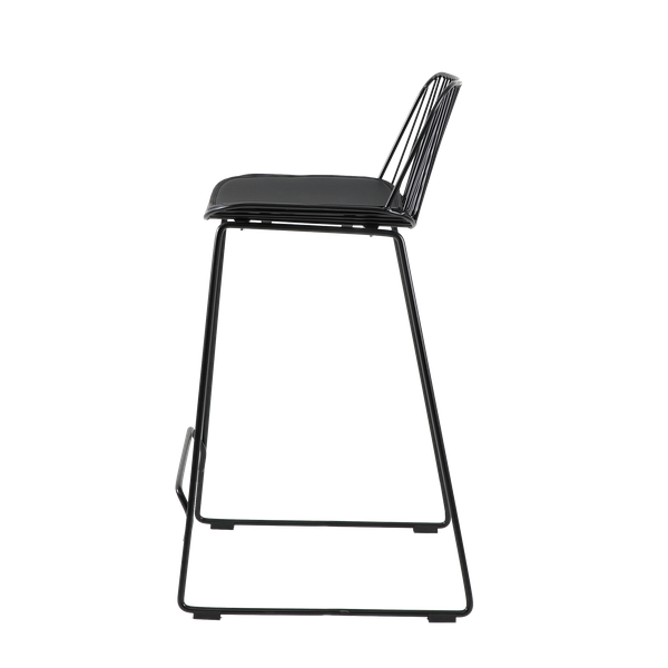 Bar stool IRON BAR black