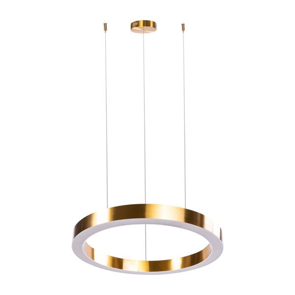 Pendant lamp CIRCLE 80 LED brass 80 cm