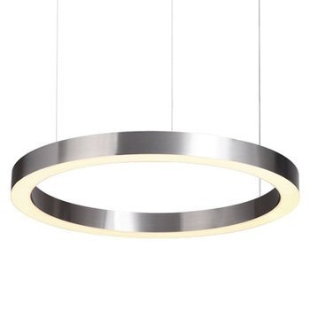 Pendant lamp CIRCLE 60 LED brushed nickel 60 cm
